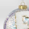 Christmas Monogram Plastic Tinsel Ball F - Wondershop™ - 3 of 3