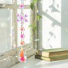 Unique Bargains Sun Catcher for Garden Decor for Indoor Hanging, Silver Tone Transparent Iridescent 1 Pc - 2 of 4