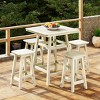 WestinTrends Malibu All Weather Hdpe Outdoor Patio Counter Height Dining Set (5-Piece) - 2 of 4