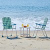 Yaheetech Set of 2 Patio Webbed Folding Chairs for patios, gardens, or spontaneous gatherings - 2 of 4