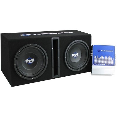 MTX Magnum MB210SP 10-Inch 400W RMS Dual Loaded Subwoofer Sub Box System Package