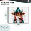 Stupell Industries Cozy Hot Chocolate Cow Framed Giclee Art - 4 of 4