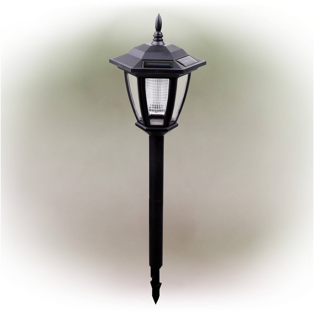 Photos - Chandelier / Lamp Solar Outdoor Lantern Black - Alpine Corporation