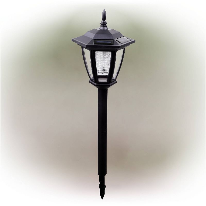 Solar Outdoor Lantern Black - Alpine Corporation, 1 of 10