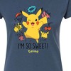 Women's - Pokémon - I'm so Sweet Fitted Graphic T-Shirt - 2 of 3