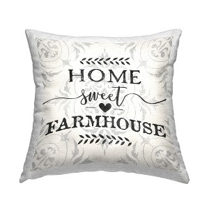 Stupell Industries Home Sweet Farmhouse Damask, 18 x 18 - 1 of 3