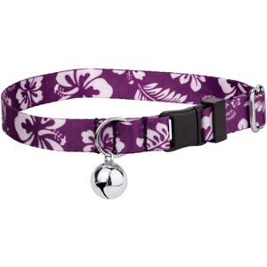 Country Brook Petz® Purple Hawaiian Cat Collar - 1 of 4