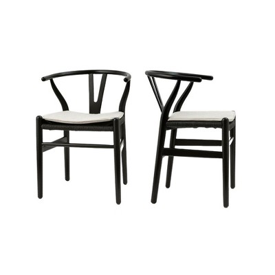 NicBex  Set of 2 Modern Classic Mid-Century Wishbone Dining Chair,Kitchen Side Chairs for Kitchen,Living Room