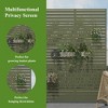 Spassway Outdoor Metal Privacy Screen with Different Colors Garden Fence Panels Patio Trellis Room Divider Decorative Wall Panels - 4 of 4