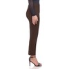Rekkuna Women's Pull-On Ankle Work Pants – Mid-Rise Slim Straight Office Yoga Trousers with Pockets and Belt Loops - 2 of 4