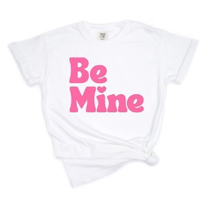 Simply Sage Market Women's Be Mine Bold Short Sleeve Garment Dyed Tee - 1 of 3