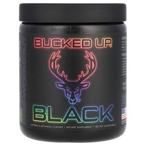 Bucked Up Black, Pre-Workout, Rainbow Rush, 10.8 oz (306 g) - 1 of 2