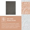 TOWN & COUNTRY EVERYDAY Lane Painterly Wave Soft Felt Everwash®, Machine Washable Area Rug with Non-Slip Backing, Modern Rug - 3 of 4