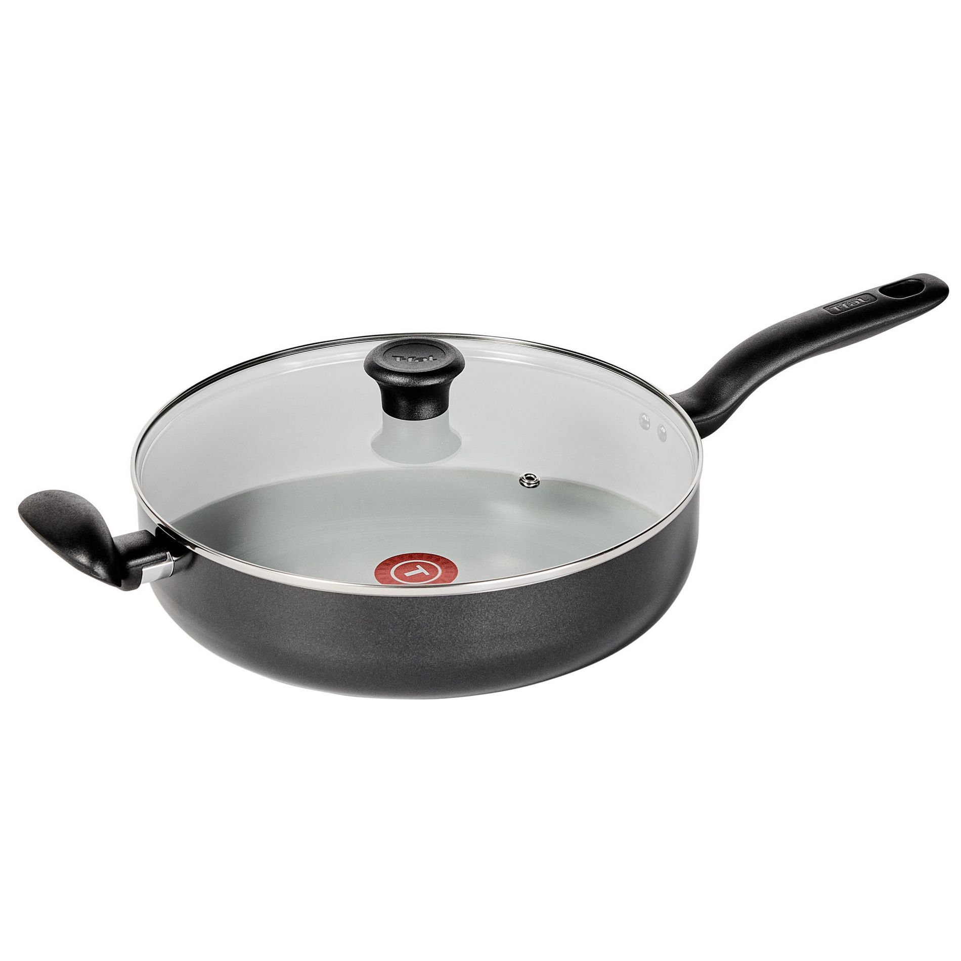 T-Fal Simply Cook 5qt Ceramic Nonstick Saute with Lid Black