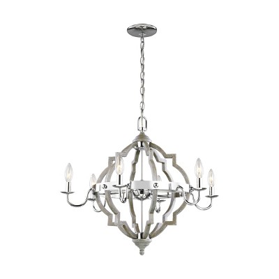Six Light Chandelier