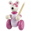 Orange Tree Toys: Push Along: Pink Mouse - Wooden Toy, Age 1+ - 2 of 4
