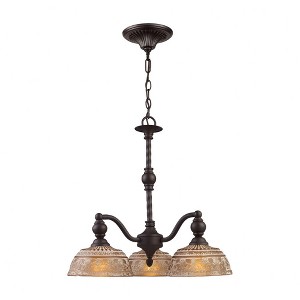 Elk Home Norwich 3 - Light Chandelier in  Oiled Bronze - 1 of 2