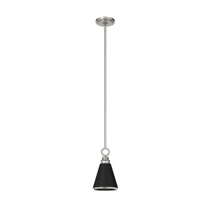 Klein 6" Mini Pendant Light Art-Deco Brushed Nickel Finish for Indoor Use - 1 of 1