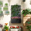 Outsunny Metal Raised Garden Bed with Trellis, Freestanding or Wall Mounted Raised Flower Bed with Privacy Panel for Garden, Patio, Balcony - 2 of 4