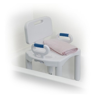 Drive Medical Premium Series Shower Chair with Back and Arms