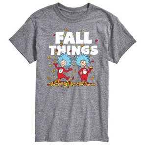Men's - Dr. Seuss - Fall Things Short Sleeve Graphic T-Shirt - 1 of 4