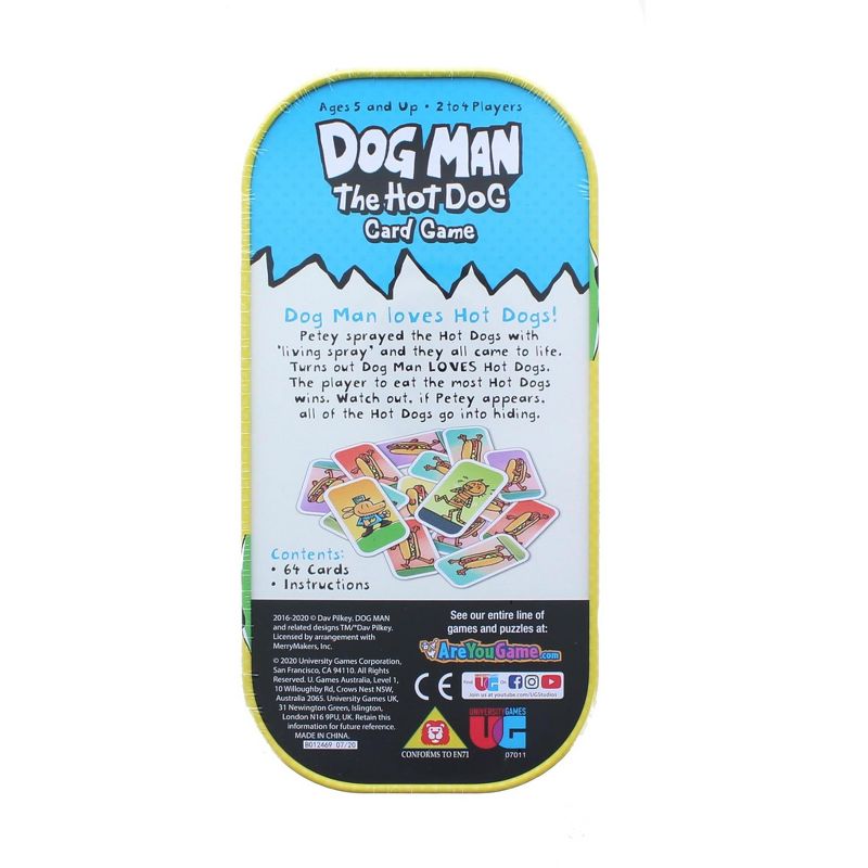 University Games Dog Man The Hot Dog Card Game | 2-4 Players, 3 of 4