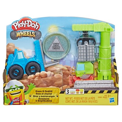 play doh excavator and loader