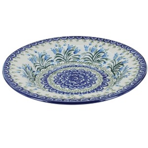 Blue Rose Polish Pottery 14 Ceramika Artystyczna Soup Plate - 1 of 1