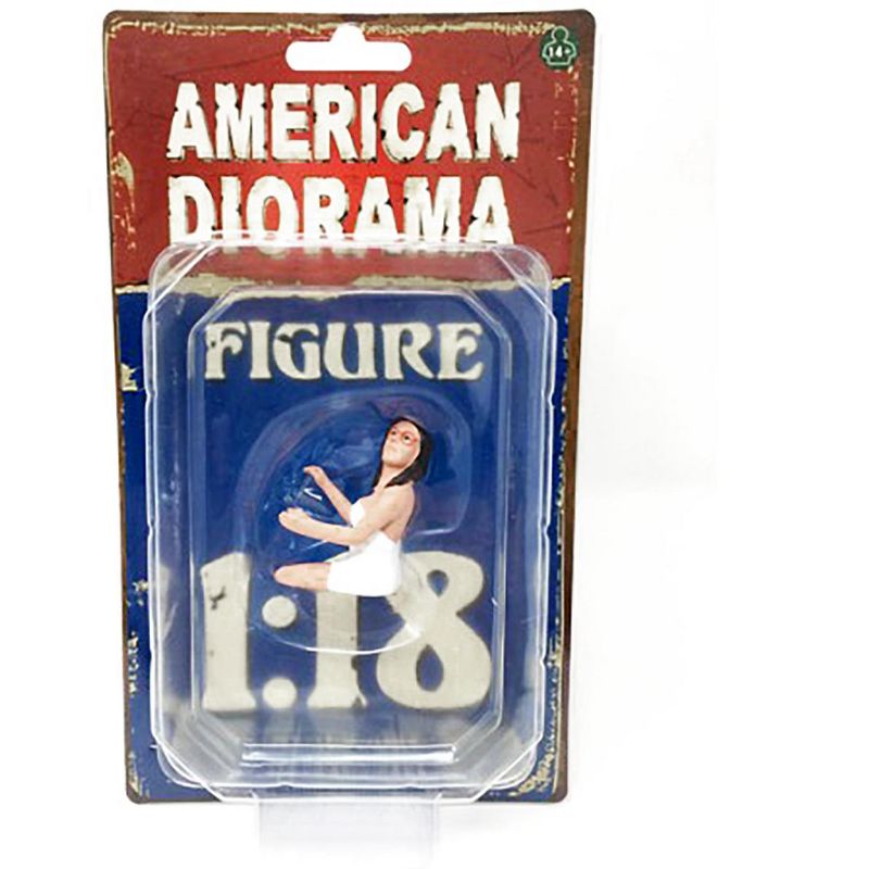 Female Driving Figurine for 1/18 Scale Models by American Diorama, 3 of 4