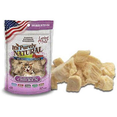 Loving Pets Purrfectly Natural Freeze Dried Chicken Chews (0.6 oz Pack)