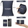 2 Pack Travel Laundry Bags, Washable Nylon Wet Dry Bags for Dirty Clothes, Swimsuits & Workout Gear - 2 of 4