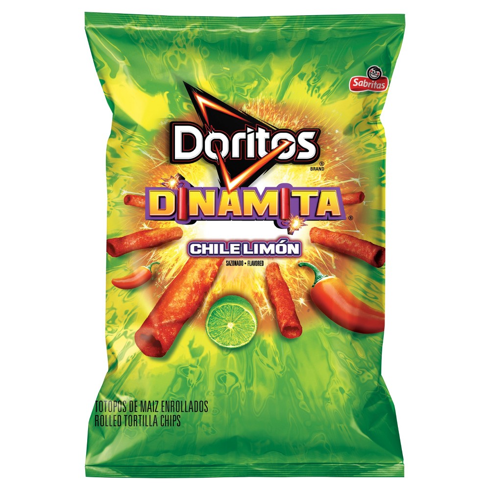 UPC 028400009850 product image for Doritos Dinamita Chile Limon Flavored Rolled Tortilla Chips - 9.25oz | upcitemdb.com