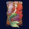 Men's The Little Mermaid Ariel Glam Poster  Pull Over Hoodie - Navy Blue - 2X Large - 2 of 4