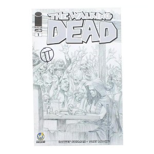 Toynk Image Comics The Walking Dead #1 | WW Ft Lauderdale B&W Cover | AUTOGRAPHED - 1 of 3