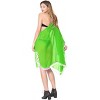 HAPPY BAY Women's Summer Vacation Swimwear Short Swim Suit Loose Beach Wear Bathing Suit Cover-up Beach Dress for Women 1X-2X Green Solid - 2 of 4