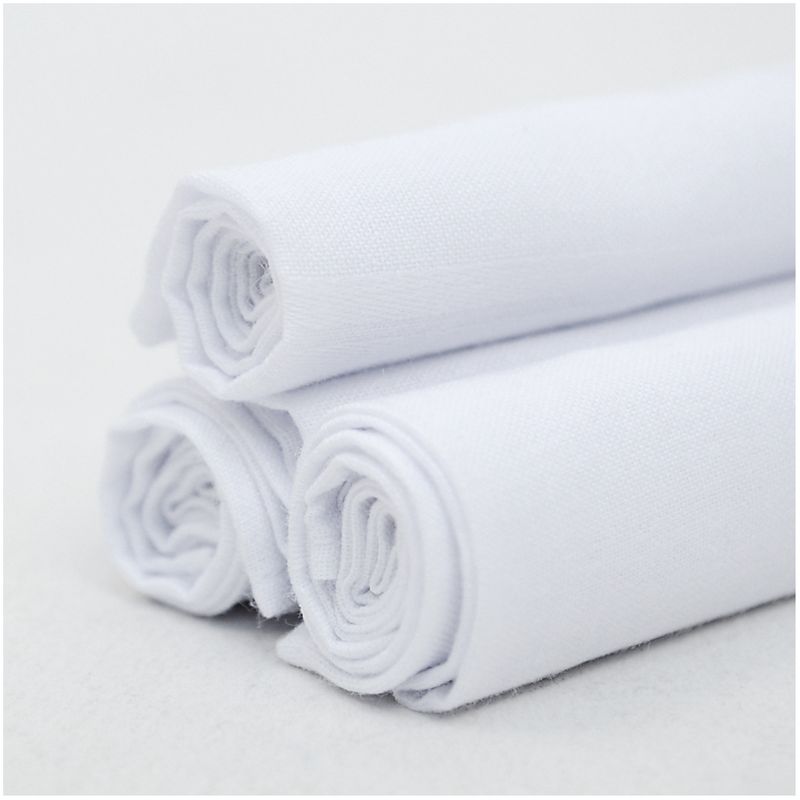Men's White 100% Cotton Soft Finish Handkerchiefs, 3 of 4