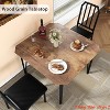 3/5-Piece Modern Dining Set, Space Saving Dinette for Kitchen, Dining Room, Small Space Square Table w/2/4 Chairs Kitchen Table - 3 of 4