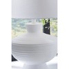 Signature Design by Ashley Harelwood Poly Table Lamp, Sanded White Finish, 24" Height, Empire Shade - 3 of 4