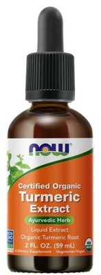 Certified Organic Turmeric Extract by Now Foods  -  2 oz Liquid
