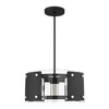 Livex Lighting Barcelona 6 - Light Pendant in  Black/Brushed Nickel - 3 of 4