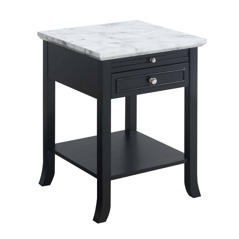 American Heritage Logan End Table with Drawer and Slide - Johar Furniture , 1 of 6