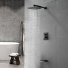 CLIHOME Wall Mounted Trim Kit Shower Faucet Set with Tub Spout with Rough in Valve Tub Shower System - 3 of 4