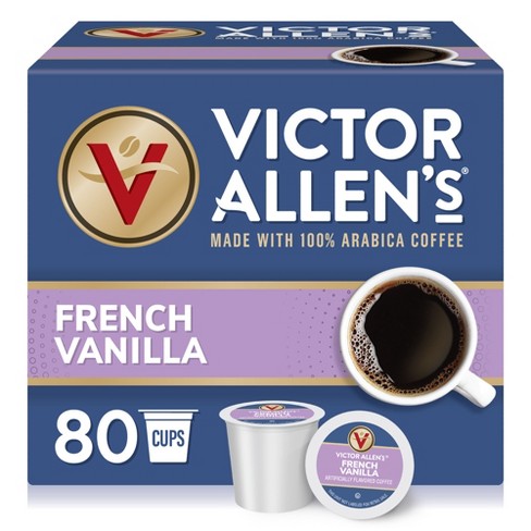 Victor Allen s Coffee French Vanilla Single Serve Coffee Pods 80 Ct Target