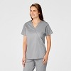 Wink WonderWORK Women's Mock Wrap Scrub Top - 3 of 4