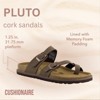 CUSHIONAIRE Pluto Cork Footbed Summer Sandals for Women 2025 Comfortable Slides with Adjustable Buckles, Toe Loop & Stitched Design - 4 of 4