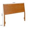 AFI Furnishings Casanova Queen Solid Wood Panel Headboard in White - 2 of 4