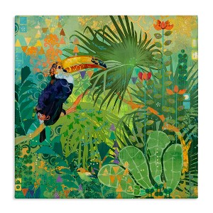 Stupell Industries Toucan Rainforest Nature, 24" x 24" - 1 of 4