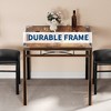 Dining Table Set , Kitchen Table with Upholstered Chairs, Wood Kitchen Dining Room Table Set with Corner Protector for Small Space, Apartment - 4 of 4