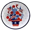 2pc Stars and Stripes Platter Set - Certified International - 2 of 3