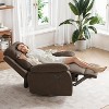 SEVOBAL Sofas Small Recliner Chair for Adults for Small Spaces, Bedroom and Living Room, Black,34.2"*32.2"*39.3" - 2 of 4